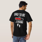 Papa moet de eerste keer dat pap wordt geladen t-shirt (Achterkant volledig)