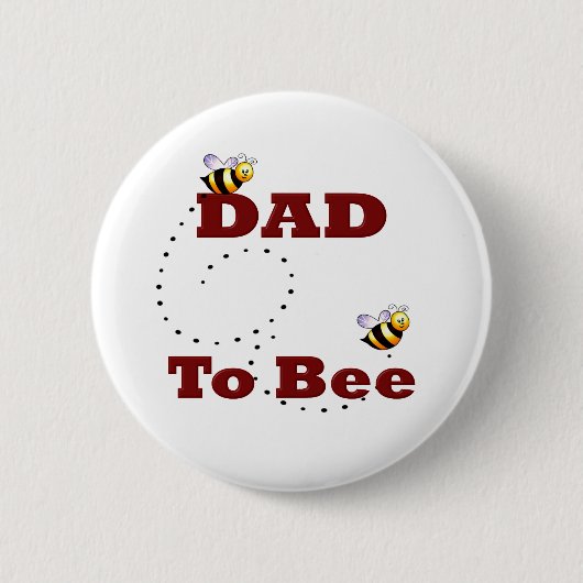Papa moet worden ronde button 5,7 cm (Voorkant)