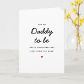 Papa moet zwanger zijn van de Valentijnsdag van de Kaart (Gele Bloem)