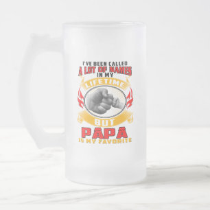 Papa Mok Coffee Tea Beer Cup Funny Gifts for Men