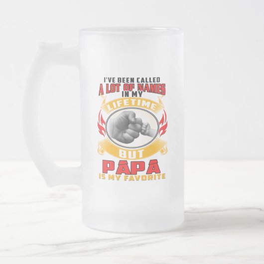 Papa Mok Coffee Tea Beer Cup Funny Gifts for Men (Links)