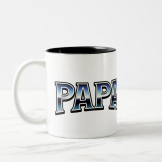 Papa Mok, Papa koffiekopje, cadeau voor papa Tweekleurige Koffiemok