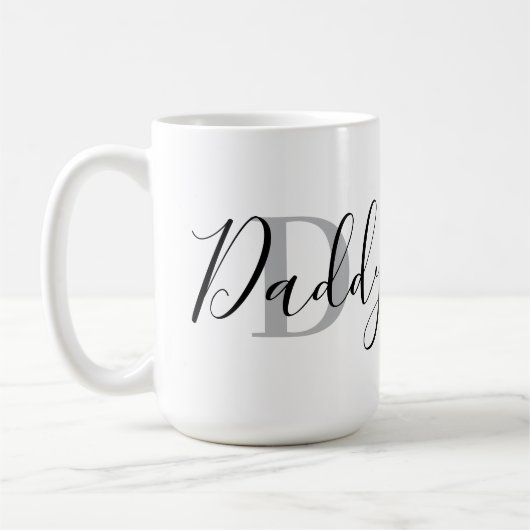 Papa Monogram Grijs Koffiemok (Links)