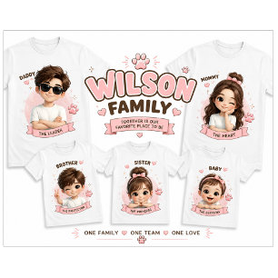 Papa - Mooie T-Shirt Ontwerp voor het Gezin