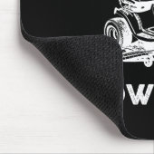 Papa Mows Funny Lawn Mower Father's Day Grandpa  Muismat (Hoek)