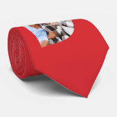 Papa multi foto moderne typografie rood stropdas (Opgerold)
