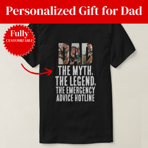 Papa Mythe Legende Advies Hotline T-shirt