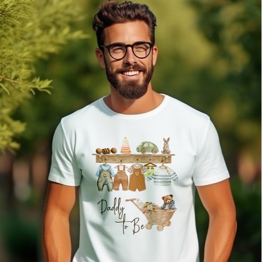 Papa naar de kinderkamer, Teddybeer, babykleding T-shirt