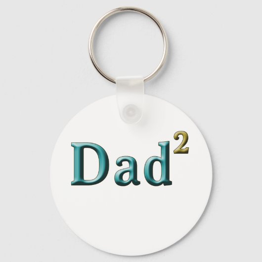 Papa naar de tweede Vaderdag-cadeaus Sleutelhanger (Voorkant)