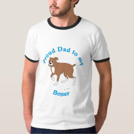 Papa naar een Boxer sturen T-shirt