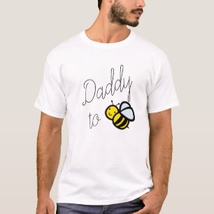 Papa naar het Baby shower van Bee Papa T-shirt