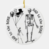 Papa naar het Bone Skeleton Ornament (Achterkant)