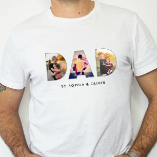 Papa Naar Kinder namen & foto's Modern Schattige T-shirt