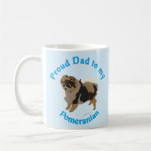 Papa naar mijn Pommeren Koffiemok (Links)