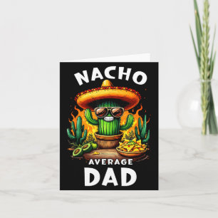 Papa nacho gemiddelde cinco de mayo Mexicaanse gra Kaart