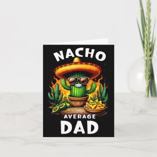 Papa nacho gemiddelde cinco de mayo Mexicaanse gra Kaart (Voorkant)