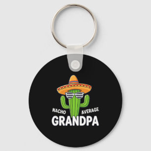 Papa nacho gemiddelde opa grappige Mexicaanse cact Sleutelhanger