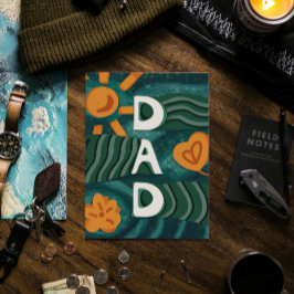 Papa - Nationale Dag van de Waardering van de Vade Feestdagenkaart