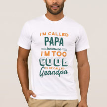 PAPA NIET OPA T-SHIRT - TE COOL Opa POPPEN