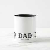 Papa Nieuw Geschenk voor Papa Mok (Midden)