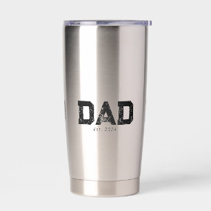 Papa Nieuwe Papa Cadeau Geïsoleerde Drinkbeker