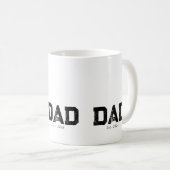 Papa Nieuwe Papa Cadeau Koffiemok (Voorkant rechts)