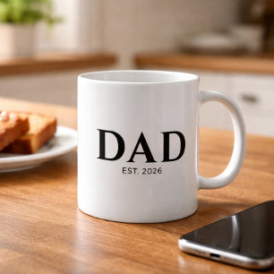 Papa Nieuwe Papa Cadeau Koffiemok