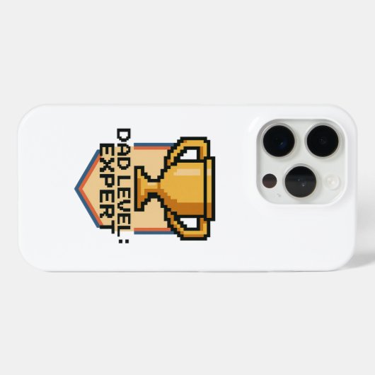 Papa niveau expert. Case-Mate iPhone case (Achterkant (horizontaal))