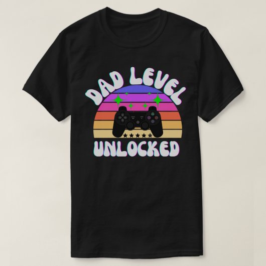 Papa Niveau Ontgrendelde Papa's T-shirt (Design voorkant)