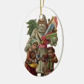 Papa Noel Keramisch Ornament (Links)
