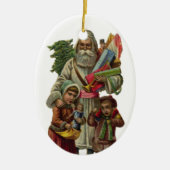 Papa Noel Keramisch Ornament (Voorkant)