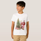 Papa Noel Kerstman Kerstmis T-shirt (Voorkant volledig)