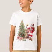 Papa Noel Kerstman Kerstmis T-shirt (Voorkant)