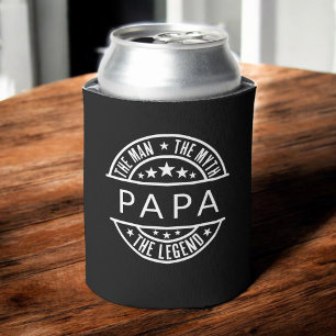 Papa noemt het Man The Myth The Legend Blikjeskoeler
