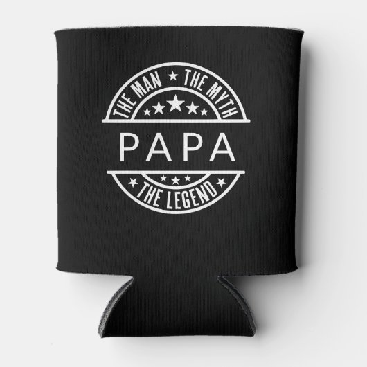 Papa noemt het Man The Myth The Legend Blikjeskoeler (Voorkant)