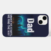 Papa Noorderlicht Camping Aanpasbaar Case-Mate iPhone Case (Achterkant (horizontaal))