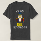 Papa Notenkraker Matching Familie Papa Kerstmis T-shirt (Design voorkant)