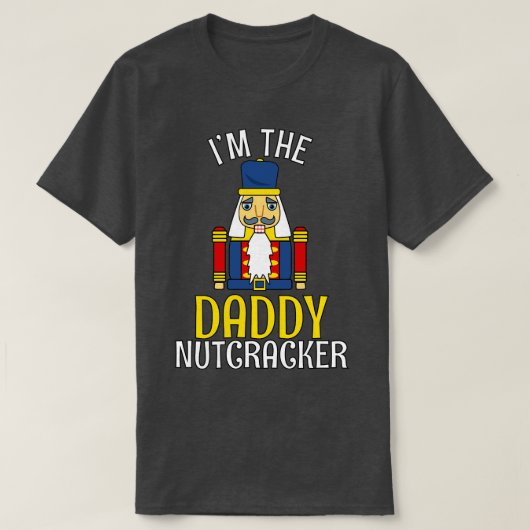 Papa Notenkraker Matching Familie Papa Kerstmis T-shirt (Design voorkant)