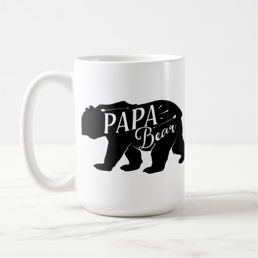 Papa Novelty Beer Funny Retro Koffiemok (Links)