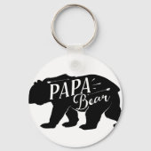 Papa Novelty Beer Funny Retro Sleutelhanger (Voorkant)