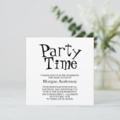 Papa O Hip Lettertype Zwart Wit Leuke Afstudeerfee (Staand voorkant)