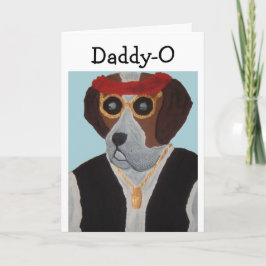 Papa-O Sint-Bernard-man Gelukkige Vaderdag! Kaart