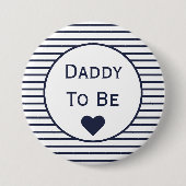 Papa om Baby shower Button te worden (Voorkant)