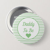 Papa om Baby shower Button te worden (Voorkant /achterkant)