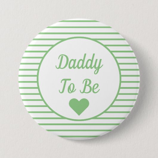 Papa om Baby shower Button te worden (Voorkant)
