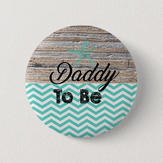 Papa om Baby shower Button te worden (Voorkant)