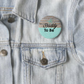 Papa om Baby shower Button te worden (In situ)