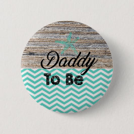 Papa om Baby shower Button te worden