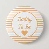 Papa om Baby shower Button te worden (Voorkant)