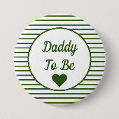 Papa om Baby shower Button te worden (Voorkant)